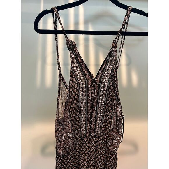 Aeropostale Cami Strap Paisley Printed Jumpsuit size L - Picture 2 of 4